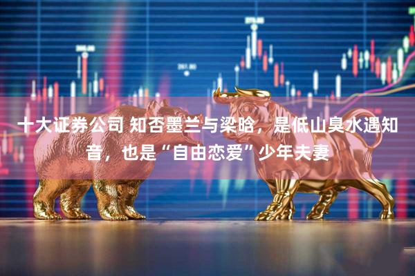 十大证券公司 知否墨兰与梁晗，是低山臭水遇知音，也是“自由恋爱”少年夫妻